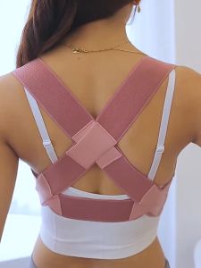 COMFY S-L Posture Corrector Back Support Belt for Women Adjustable Elastic Invisible Hunchback Posture Corrector Women Fracture Correction Brace Belt Strap backbone support Invisible Body Shaper for Can be used at any time 驼背矫正带