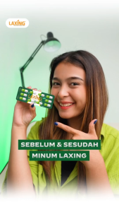 Laxing 10 Kapsul - Pencahar / Sembelit / Konstipasi