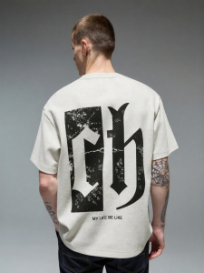 CHINISM | Large Back Logo Cotton T-shirt