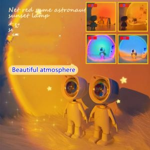 Led Photography Colorful Sunset Lamp Projector RGB Night Light Atmosphere Lighting Bedroom Home Room Decor Gift Brilliant Lamp