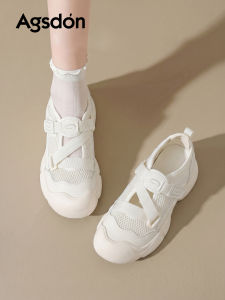 Agsdon | Summer Lace-up Thick-soled Mary Jane Sports Casual Womens Shoes