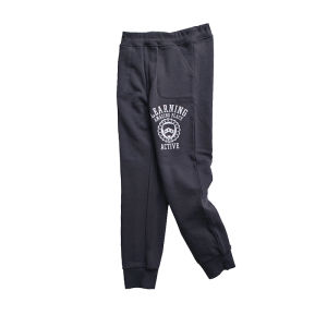 Export Boys Clothing Fleece-Lined Long Pants Children Pure Cotton Track Pants Baby Girls Fleece Warm Casual Pants Autumn and Winter Clothing