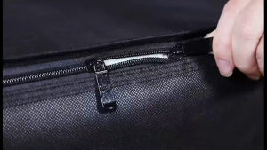 1 PC Large Capacity Non Woven Insulation Bag Reusable Waterproof Thermal Cooler Tote Bag Zipper Insulated Grocery Bag