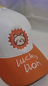 Topi Anak Laki Laki perempuan Keren Bordir Lucky Lion