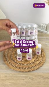 Botol Kosong Air Zamzam 50ml Botol Plastik Air Zamzam Isi 1 Kodi 20 Botol