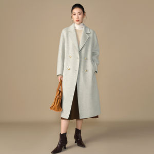 DUSHU | Oversized High Quality Wool Blend Cashmere and Yak Hair Womens Coat