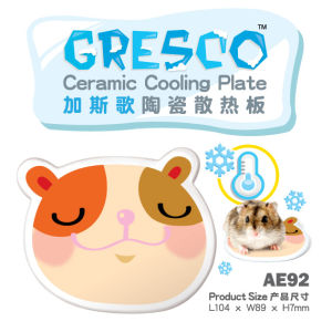 Pet Cooling Plate Rabbit Totoro Hamster Heating Pane Summer Cooling Aluminum Alloy Ice Bed Ice Pad Summer Cooling Supplies