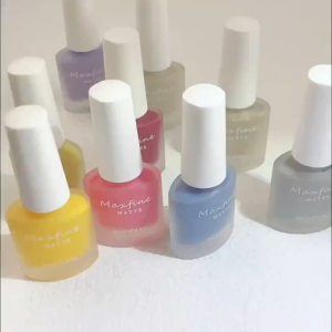 Maxfine Nail Polish Matte Matte 8ml Water Base Not Peel Off Beauty Diary