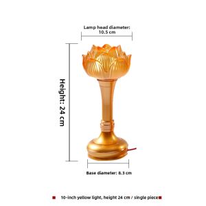 HENANSHENGZHONG | Colorful Lotus LED Energy-saving Shrine Lamp
