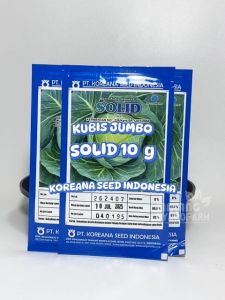 Benih Kubis Jumbo Solid 10 gram Koreana Seed Indonesia dataran tinggi buah bibit kol besar  hidroponik hydroponik