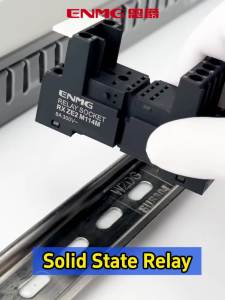 ENMG | ENMG G13F-2Z Đèn Báo LED Rơle Trung Gian Thu Nhỏ DC12V/24V AC220V 8 Chân/14 Chân DIN Rail Mount Liên Hệ Hợp Kim Bạc
