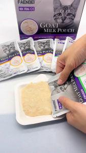 😺 Goat Milk Pouch for Cat (85g)/Cat treats #Faenbei