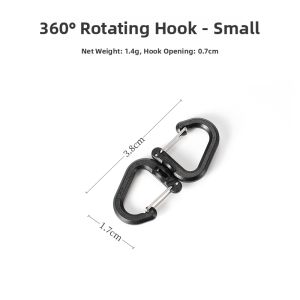 ISE MOUNT | Double Rotatable Plastic Steel Hook