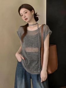 Áo Blouse Mỏng Dạng Sheer Thiết Kế Đơn Giản
