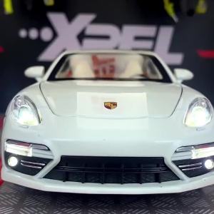 1:24 Panamera 911 Model Toy Sports Cars Alloy Diecast Sound Light Doors Opened Pull Back Simulation Interior Kids Supercar Gifts