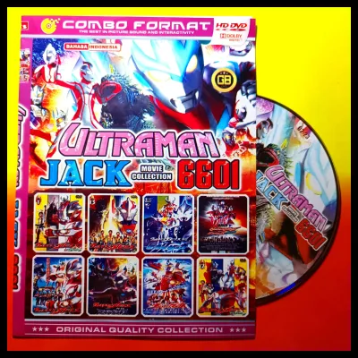 KASET DVD FILM KARTUN ANAK ULTRAMAN JACK 6601 TEKS INDONESIA.