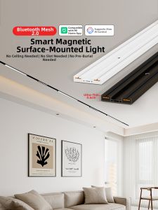 ZAGE | Thin Surface Mounted Smart Centralized Control Magnetic Track Light