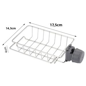 Giá Đỡ Vòi Rửa Chén Linh Hoạt - Giá Để Xà Phòng Miếng Bọt Biển Đồ Dùng Nhà Bếp - Giá Treo Khăn Cho Phụ Kiện Bồn Rửa