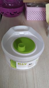 Rổ Quay Rau Quả Ly Tâm Giúp Ráo Nước Đồ Dùng Dụng Cụ Hỗ Trợ Vắt Rau Thông Minh Đường Kính 22cm