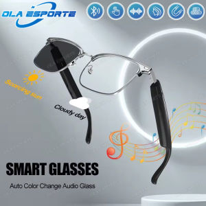 Ola Esporte Bluetooth Smart Glasses Automatic Adjustment AI Voice Music Eyewear Waterproof Call Eyeglass For Anti-blue Light New