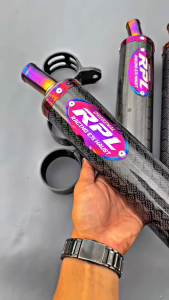 Knalpot Ninja 2 Tak R RR SS Silincer only Carbon Original RPL Racing Exhaust Indonesia
