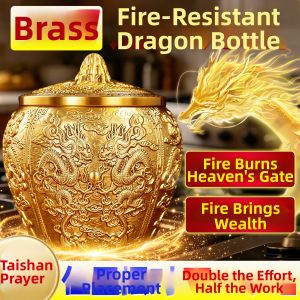 FENGSHUIGE | Five-Element Soil Brass Gourd Mini Ornament