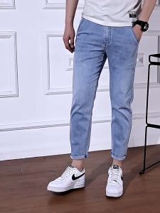 TURUN HARGA - Celana Jeans Pria Lelaki Dewasa Hitam Pensil Slimfit Slim Fit Slimpit Slim Pit Skinny Stretch Street Setrit Strit Karet Melar / Jins Panjang / Jens / Cowok / Murah / Keren / Gaul / Item Polos / Terbaru 2023