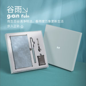 Hongdian Pen Student Only High-End Exquisite Suit Ladies and Boys Artsy Gift Good-looking Business Office Gift Practice Pen for Calligraphy Notebook Gift Box Gift Morandi Custom Lettering Ink Sac