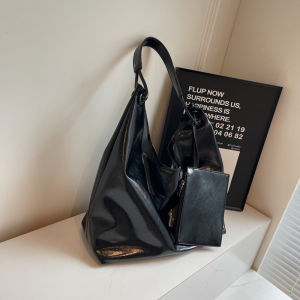 Retro Oil Wax Leather Tote Bag Womens 2024 New Commuter Versatile Single Shoulder Bag Large Capacity Fashion Crossbody Bag