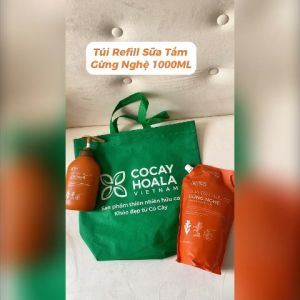 [COMBO TIẾT KIỆM] Sữa Tắm Thảo Dược Cỏ Cây Hoa Lá Gừng Nghệ Làm Sạch Sâu Ngăn Ngừa Mụn Trên Da 500 và 1000g