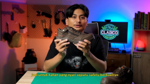 Sepatu Boots Pria Safety Lion Low Original Cladico