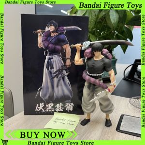 Bandai | 21cm Toji Figure GK Jujutsu Kaisen Figurine King of Artist Fushiguro Toji Action Figures Standing Model PVC Festival Toy Gifts