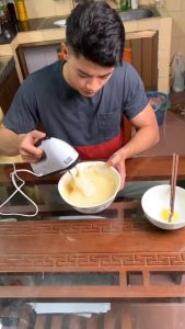 Máy Đánh Trứng Cầm Tay 7 Tốc Độ Scarlett Công Suất 180W - Máy Đánh Kem Mini Chính Hãng