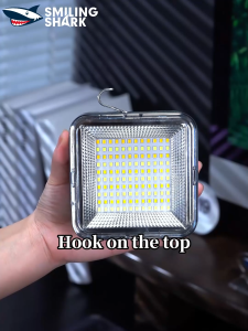 Smiling Shark LY8281 LED Camping Light Magnetic Spot Light 3Mode Type-c Rechargeable Work Light White Yellow Light Outdoor Camping Fishing Work Lighting