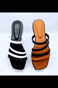 RANIA Sandal Wanita Teplek/Flat Shoes By FAINT - Warna HitamTan