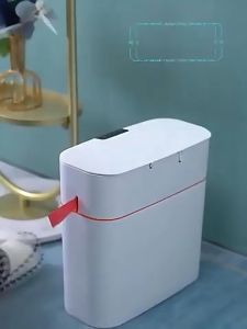 Smart trash can for household automatic sensing toilet bathroom enlarged and thickened trash can