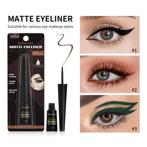 Matte Liquid Waterproof Eyeliner Brown Black 17H Long Last Sweat Proof Waterproof Wear Vegan Smudgeproof Makeup Cosmetics