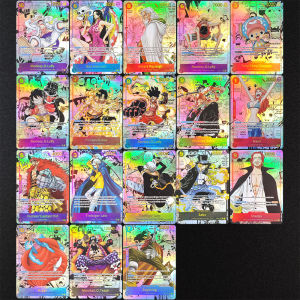 Bandai | 9Pcs One Piece English Anime Collection Card OPCG Sogeking Zoro Portgas.D.Ace Monkey D. Luffy Shanks Sabo Nami Game Cards Toys