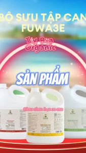 Bộ Sưu Tập Can Fuwa3E - Dung Dịch Rửa Chén/ Rửa Tay/ Ngâm Thực Phẩm Kháng Khuẩn Hypoallergenic 3.8L
