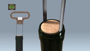 Special set of AH SO (also nicknamed as AH SUPER) bundle with Wine Glass Tags (Pack of 5 pcs)