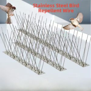 304 Stainless Steel Cat Deterrent Spike Mat Home Balcony Garden Dog Bird Proof Sharp Spike Ground Stake Anti Cat Deterrent Mat