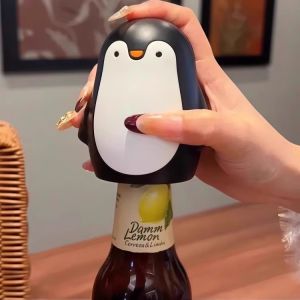 Wine Opener Creative Magnetic Beer Bottle Opener Wine Bottle Corkscrew Stainless Steel Penguin Kitchen Bottle Opener Bar Tools