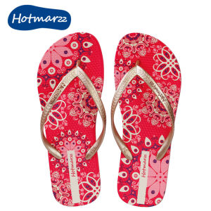 Hotmarzz Womens flip flops PVC anti slip slippers for outdoor wear beach clip on slippers HM0731