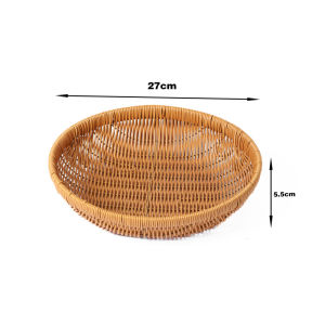 Hộp Đựng Trái Cây Hình Hoa Thủ Công Bằng Treo Đựng Đồ Dùng Ăn Nhẹ Cho Phòng Khách Hộp Đựng Trái Cây Bằng Tre Giả Có Thiết Kế Viền