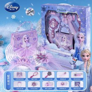 Princess Elsa Birthday Gift Girls Bag New Handbag Ice Princess Shoulder Bag  Toy for 3-12 Years Old Girls