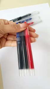 Straight Liquid Gel Pen 0.5mm Quick - Drying Rollerball | School & Office Supplies