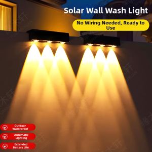 YUANMUXUAN | Waterproof Outdoor Wall Light Solar-Powered Garden Spot Wash Light
