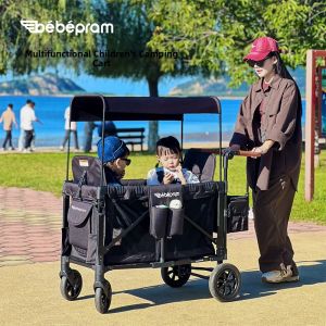 Bebepram | Twin Baby Stroller Adjustable Seat Portable and Foldable