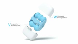 Ice instrument Small ice hammer detumescence face roller massager Facial pore contraction cold compress ice wave ball beauty instrument