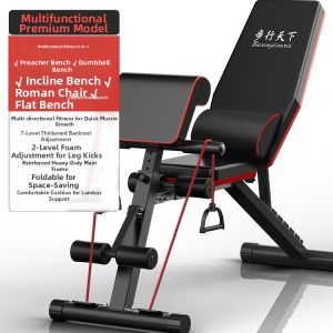 BUXINGTIANXIA | Foldable Multifunctional Workout Bench Dumbbell Chair